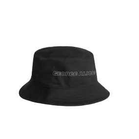 George Alice / Logo Bucket Hat Black