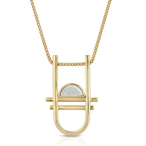 Glamrocks Jewelry - Carlyle Pendant - Opal