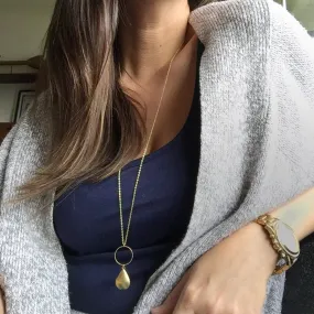 Gold Teardrop Locket