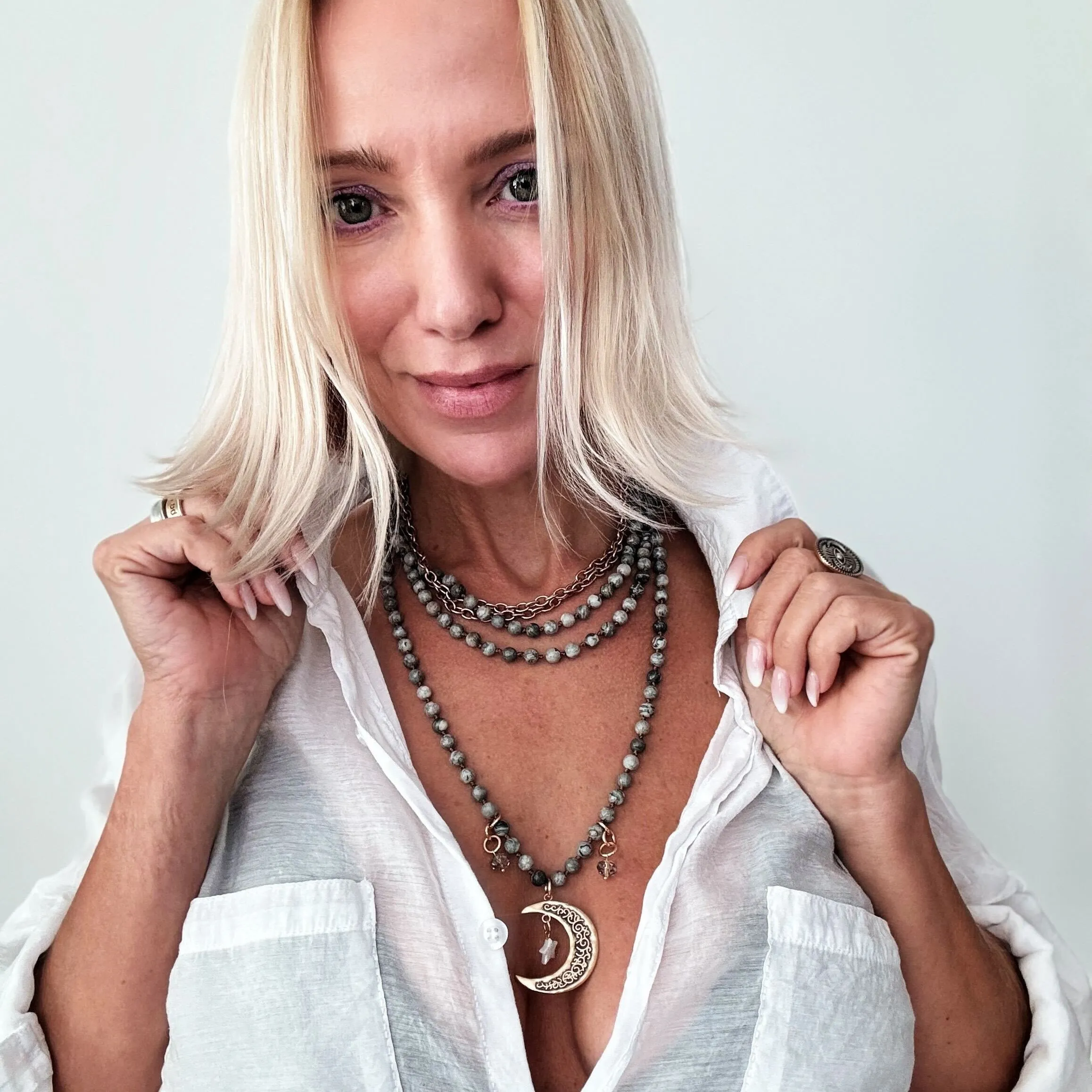 GRATEFUL | CRESCENT MOON | Long Chain Fusion