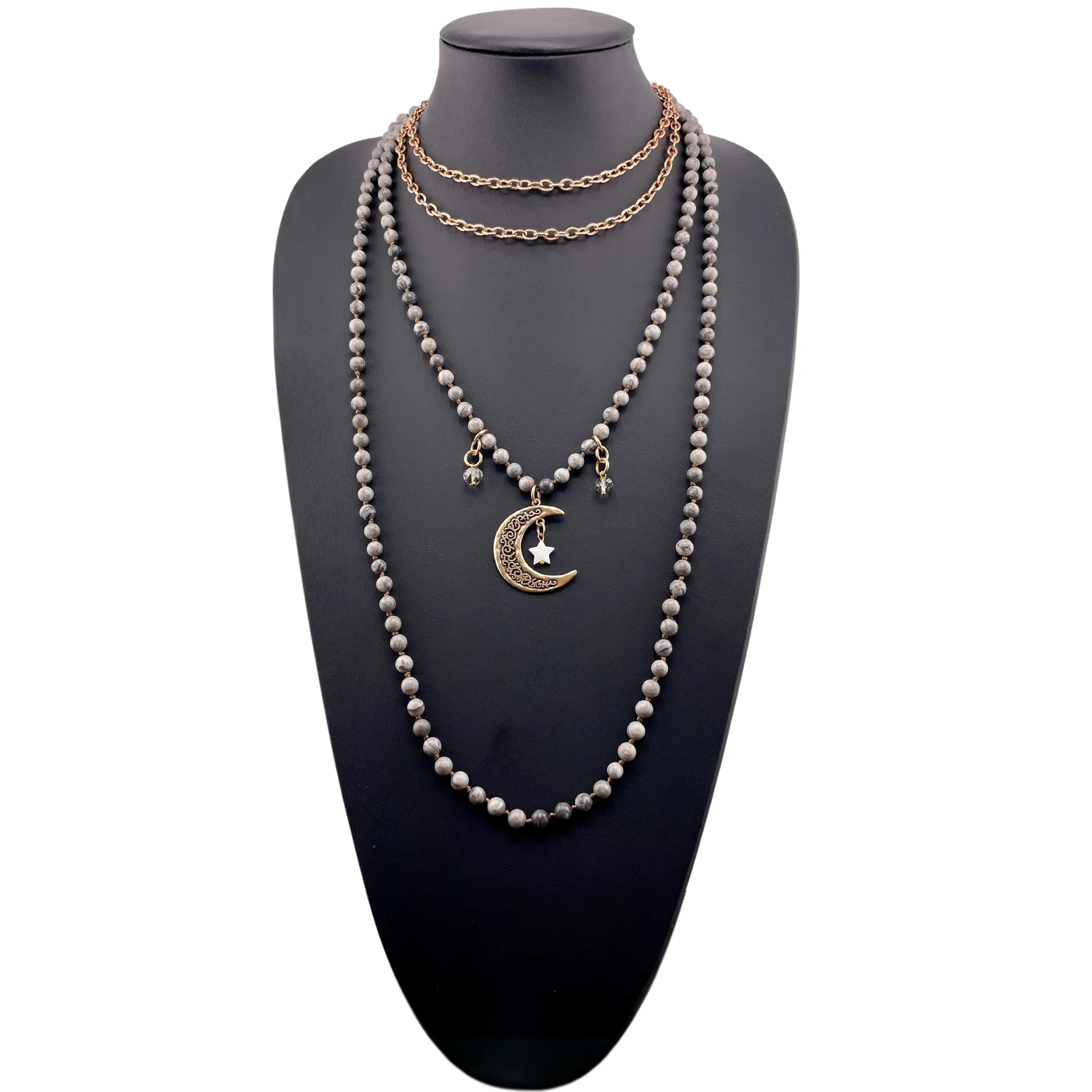 GRATEFUL | CRESCENT MOON | Long Chain Fusion