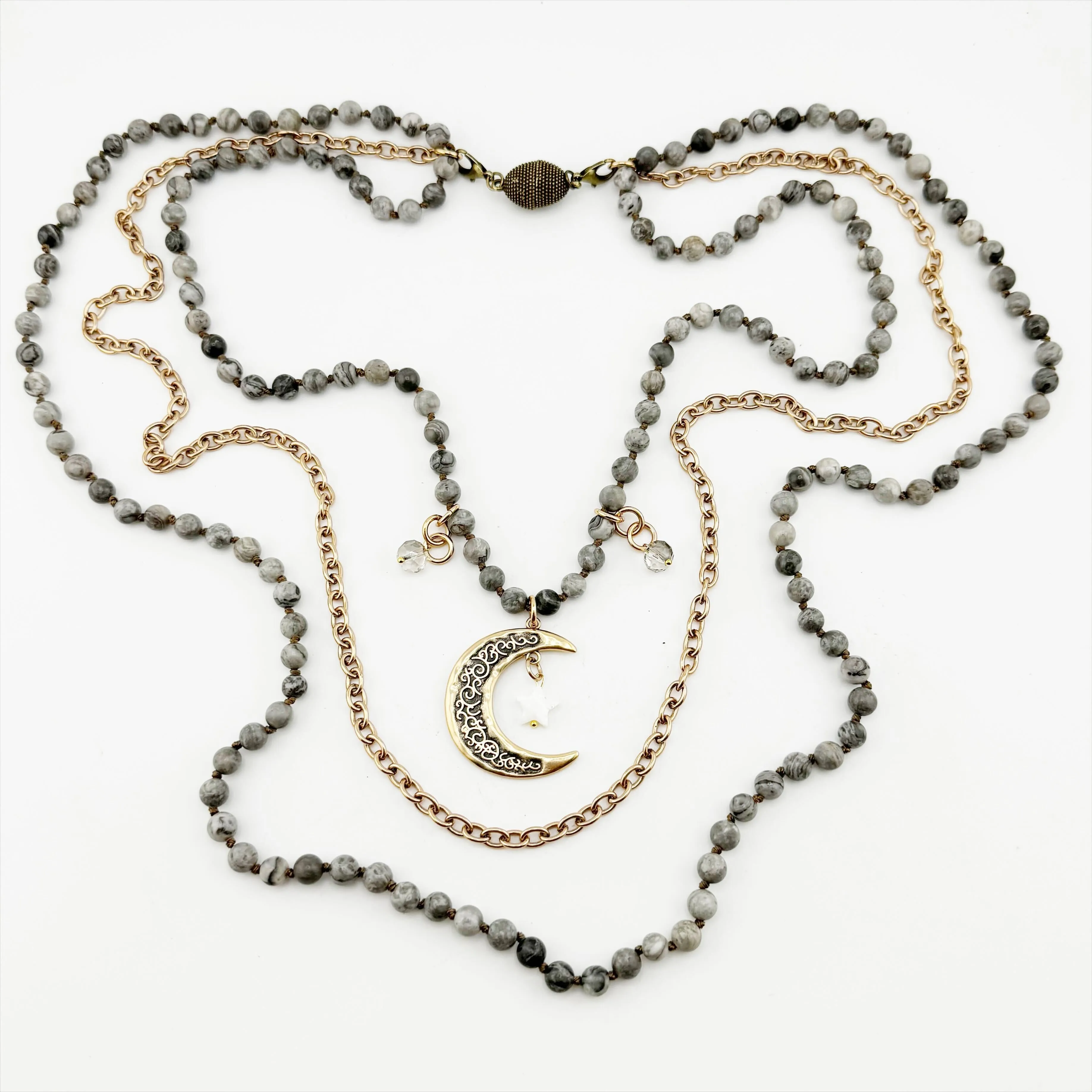 GRATEFUL | CRESCENT MOON | Long Chain Fusion