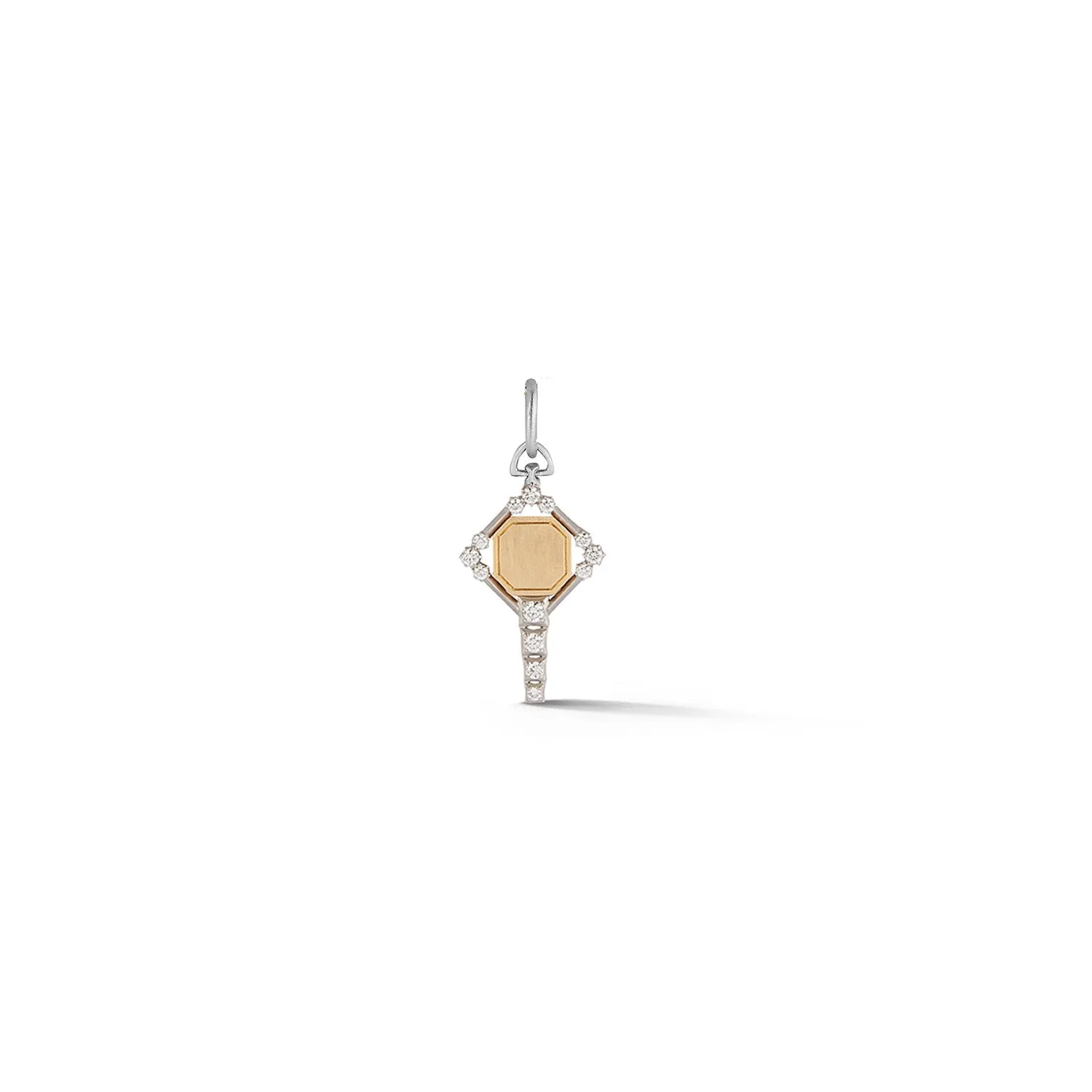 Harlow Mini Two-Tone Key Charm