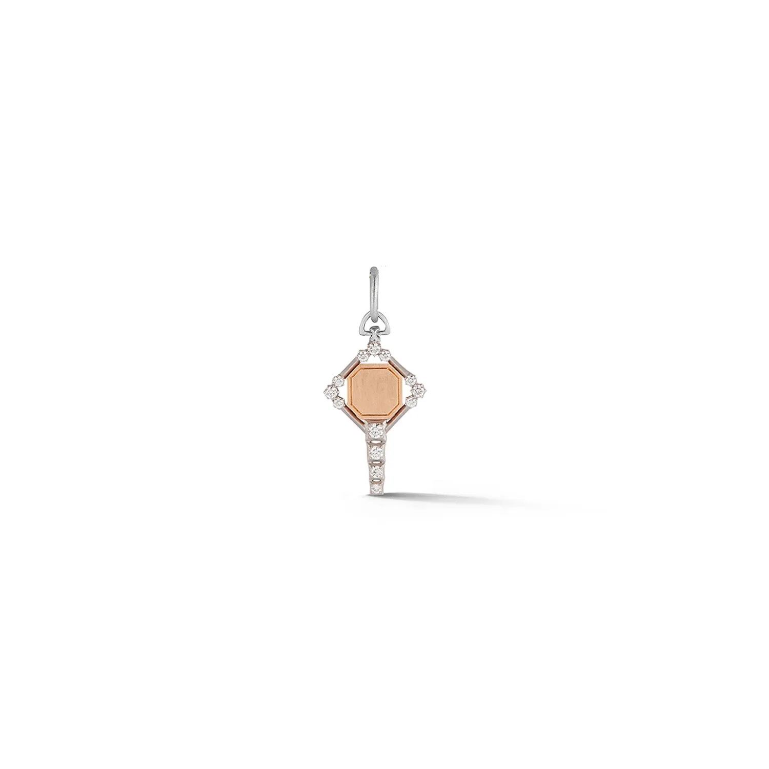Harlow Mini Two-Tone Key Charm