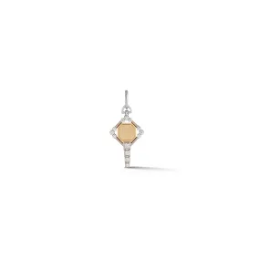 Harlow Mini Two-Tone Key Charm