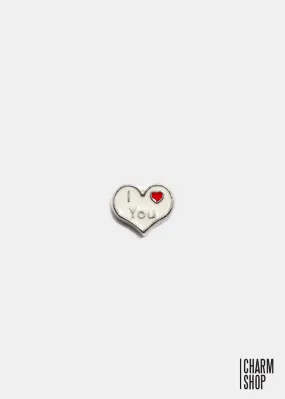 I Love You Locket Charm