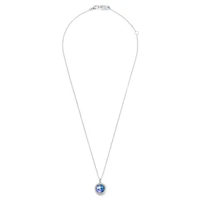 IPPOLITA Lollipop® Sterling Silver Pendant Necklace with Diamonds in Clear Quartz, Mother-of-Pearl, and Lapis Triplet