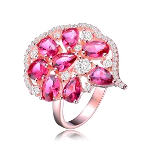 Isabelle Palette Loop Pink Cocktail Ring
