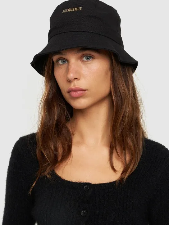 Jacquemus   Le Bob Gadjo cotton logo bucket hat 