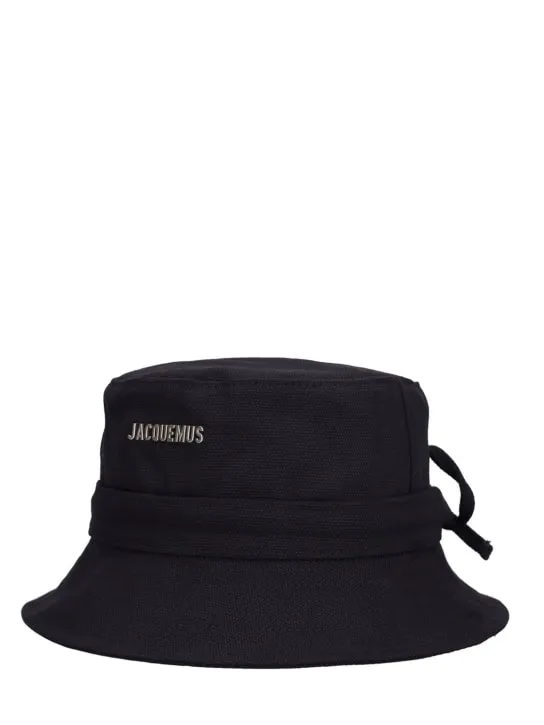 Jacquemus   Le Bob Gadjo cotton logo bucket hat 
