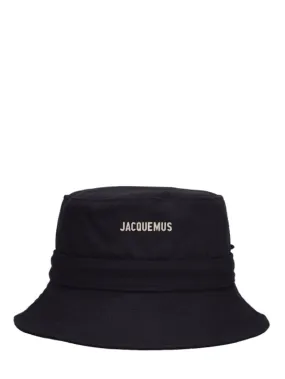 Jacquemus   Le Bob Gadjo cotton logo bucket hat 
