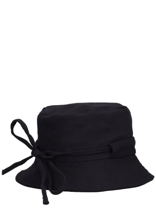 Jacquemus   Le Bob Gadjo cotton logo bucket hat 