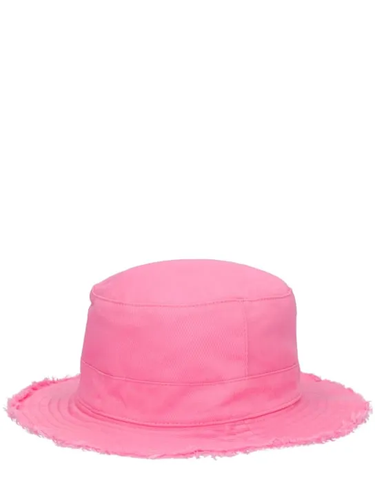 Jacquemus   Logo cotton bucket hat 