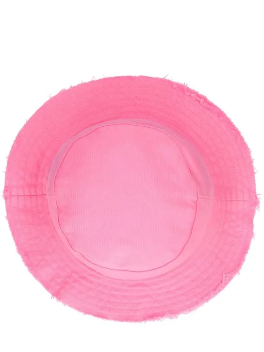 Jacquemus   Logo cotton bucket hat 