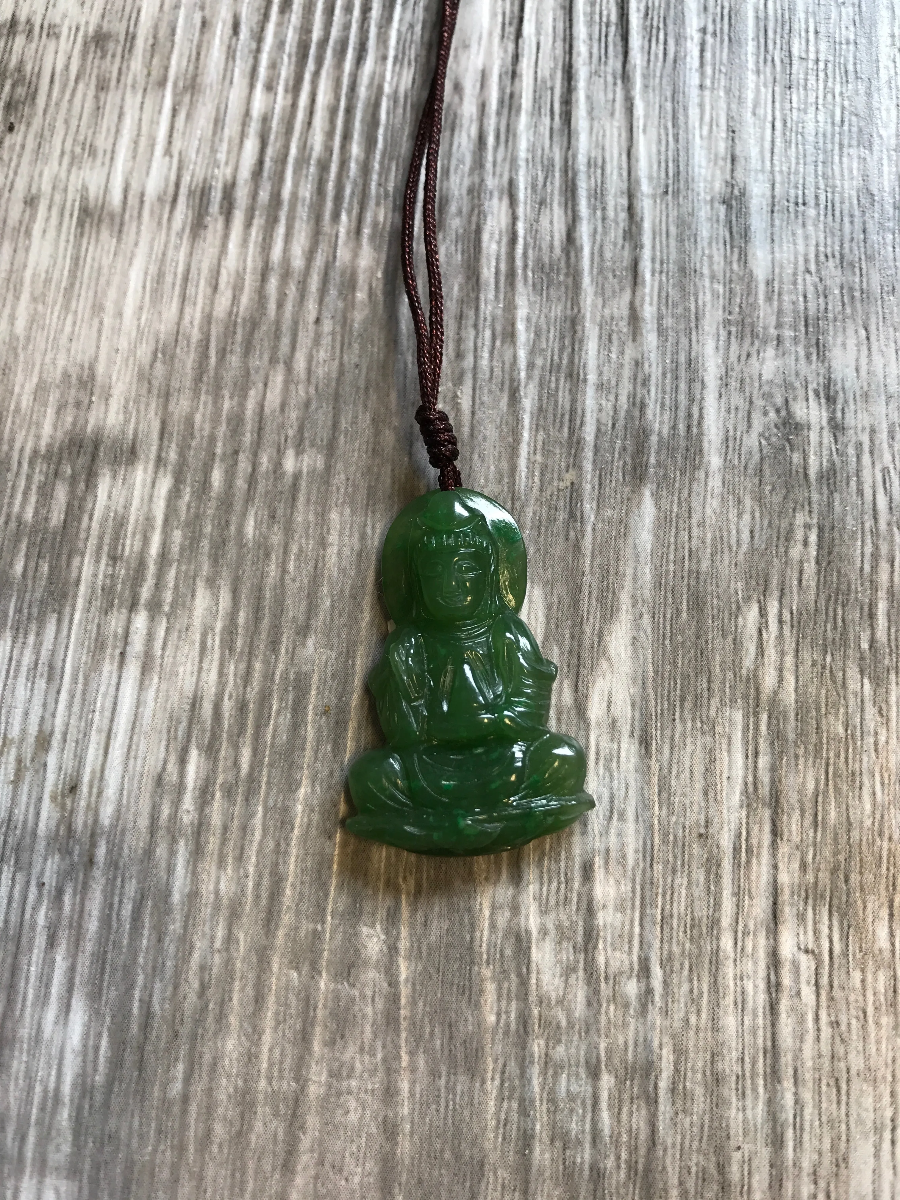 Jade Kuan Yin Buddha Pendants