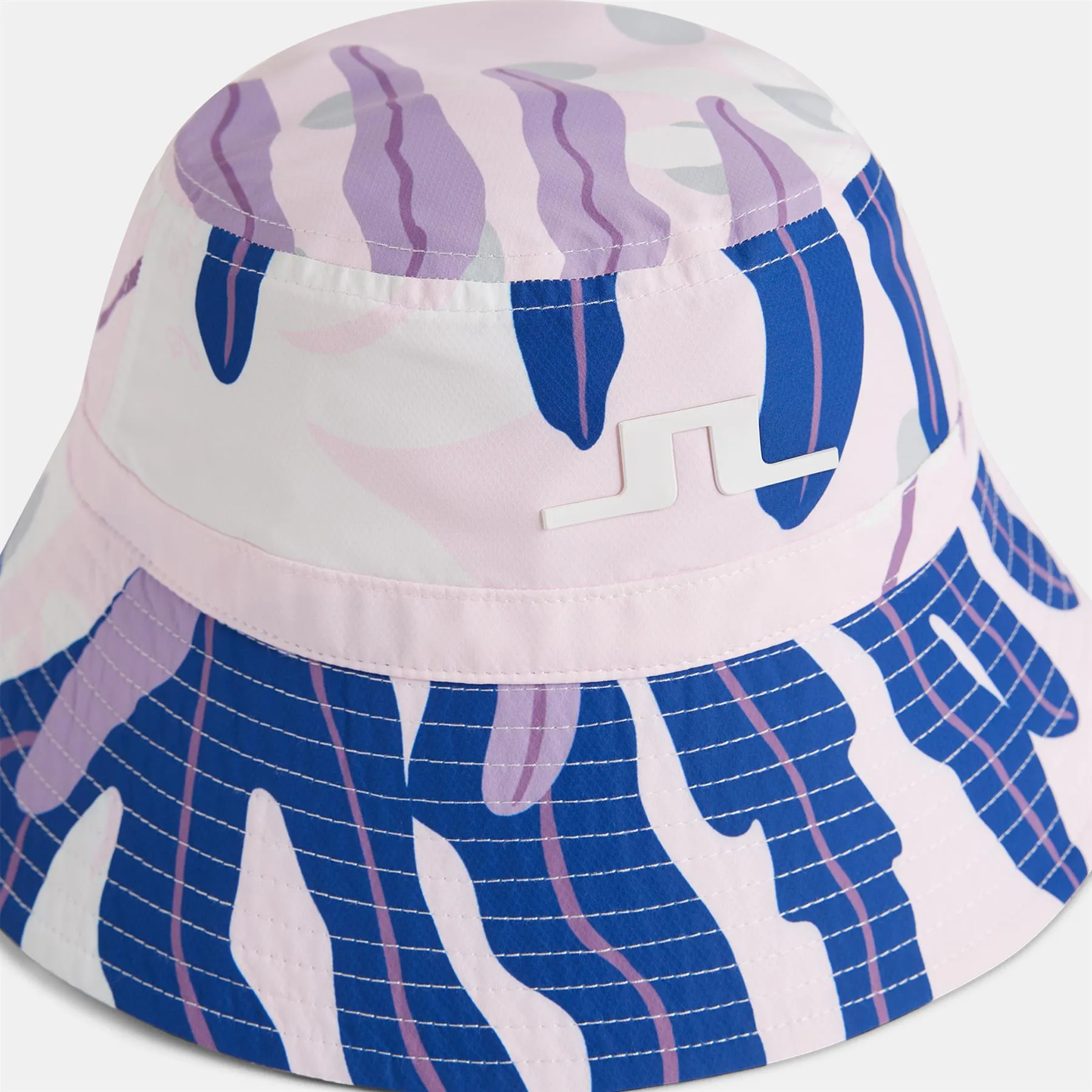 Keoni Bucket Hat Paradise Monstera Pink - W23