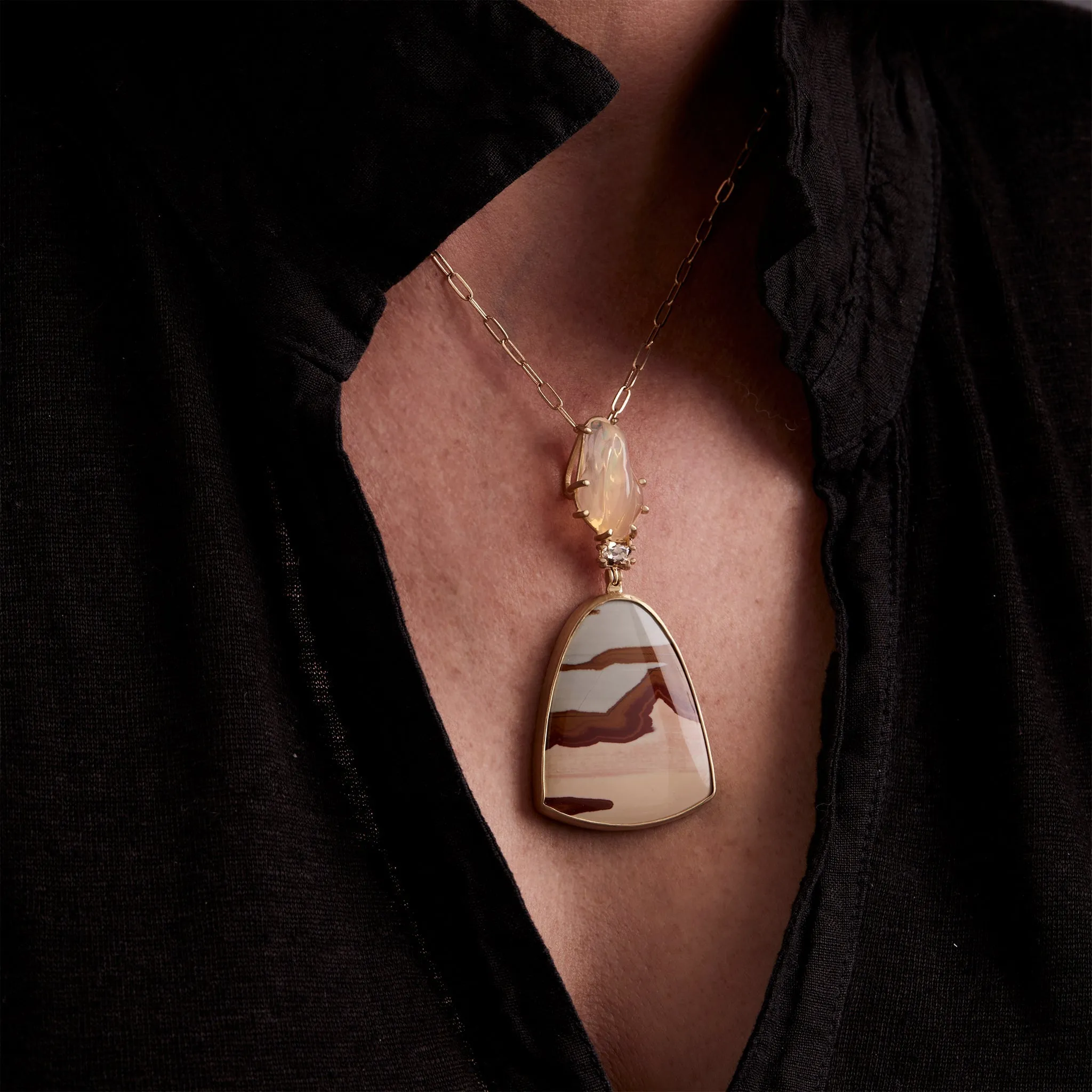 Landscape: Desert, Twilight Necklace