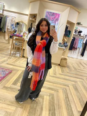 Leah Luxury Winter Scarf - Multicolored - The Perfect Gift Accessory By Pia Rossini