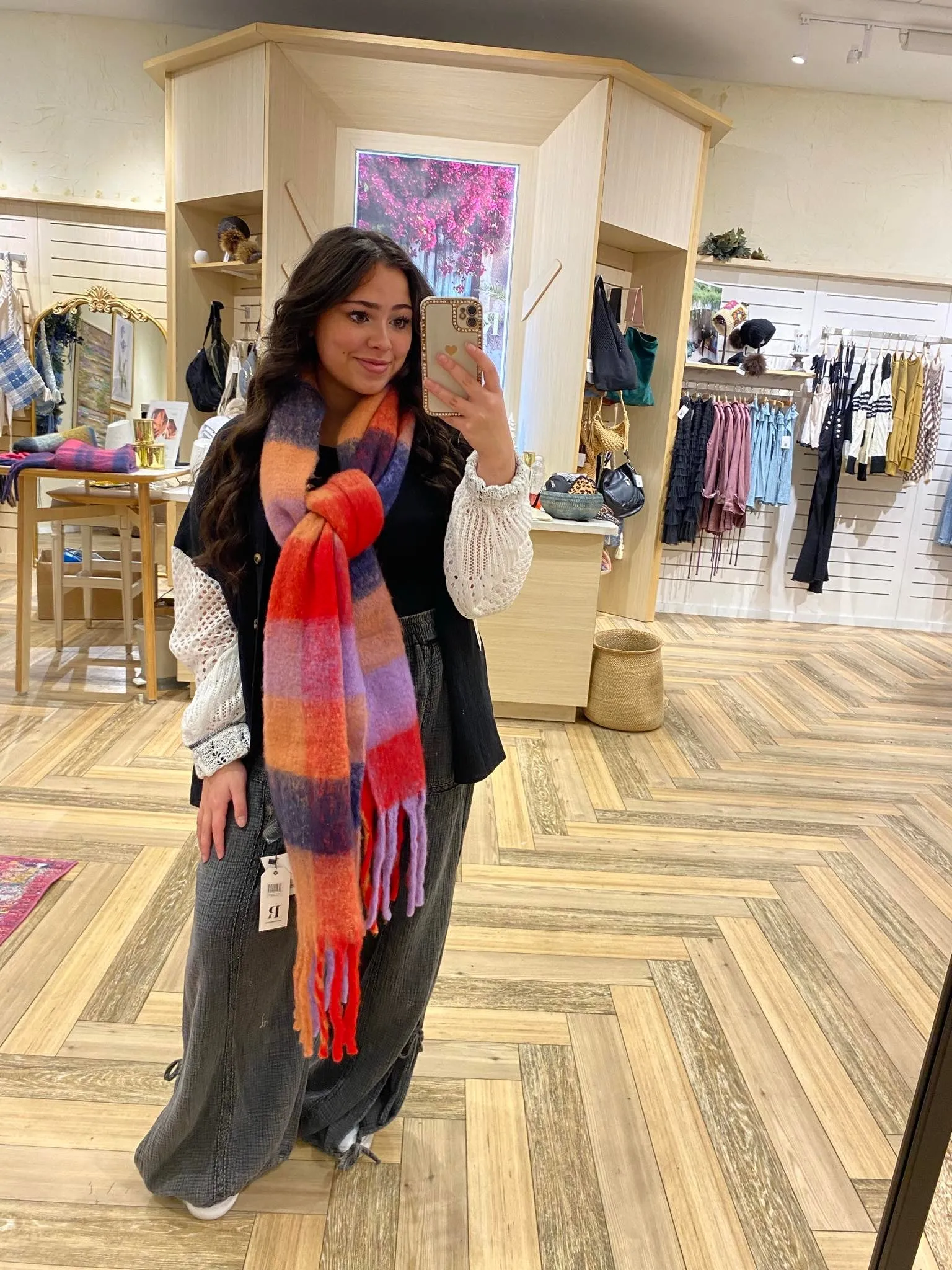 Leah Luxury Winter Scarf - Multicolored - The Perfect Gift Accessory By Pia Rossini