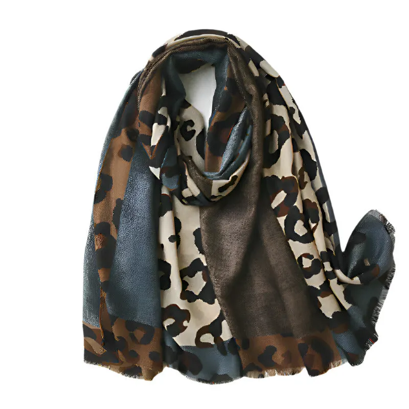 Leopard Pashmina Scarf