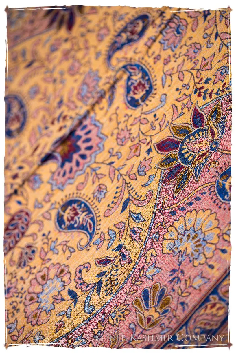Lucrezia Paisley Reversible Kashmir Wool Scarf