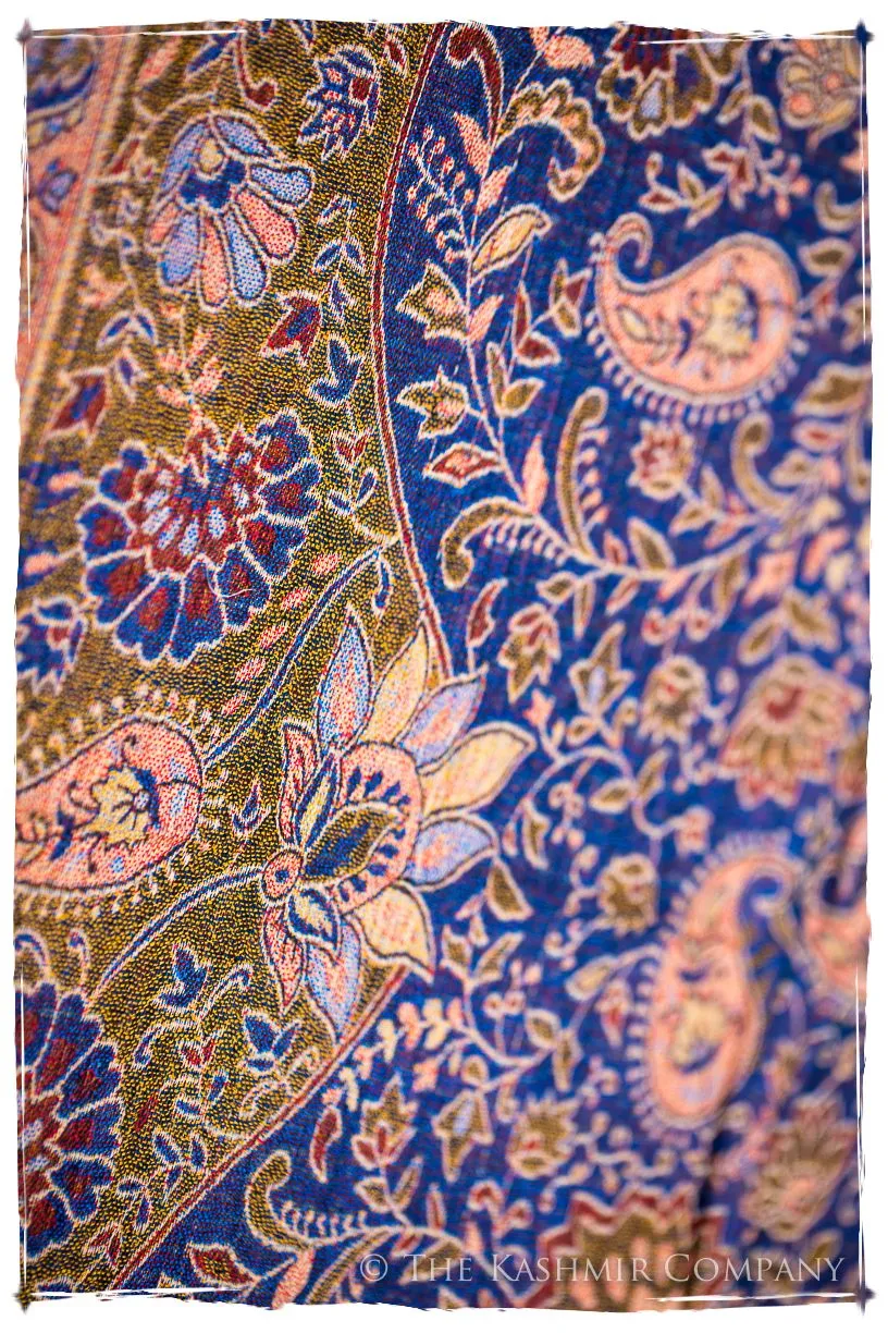 Lucrezia Paisley Reversible Kashmir Wool Scarf