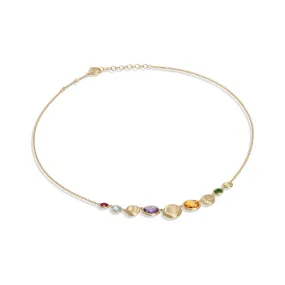 Marco Bicego 18k Yellow Gold "Jaipur Color" Mixed Gemstone Necklace