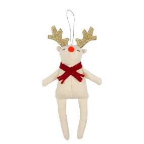 Meri Meri Tree Decoration  Red Scarf Reindeer