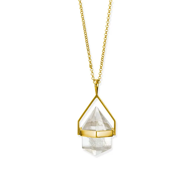 MINI WHITE AURA NECKLACE NO 4