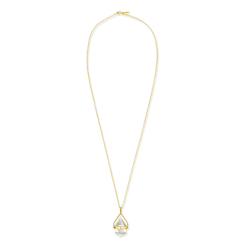 MINI WHITE AURA NECKLACE NO 4
