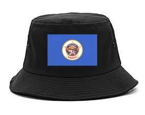 Minnesota State Flag MN Chest Mens Bucket Hat