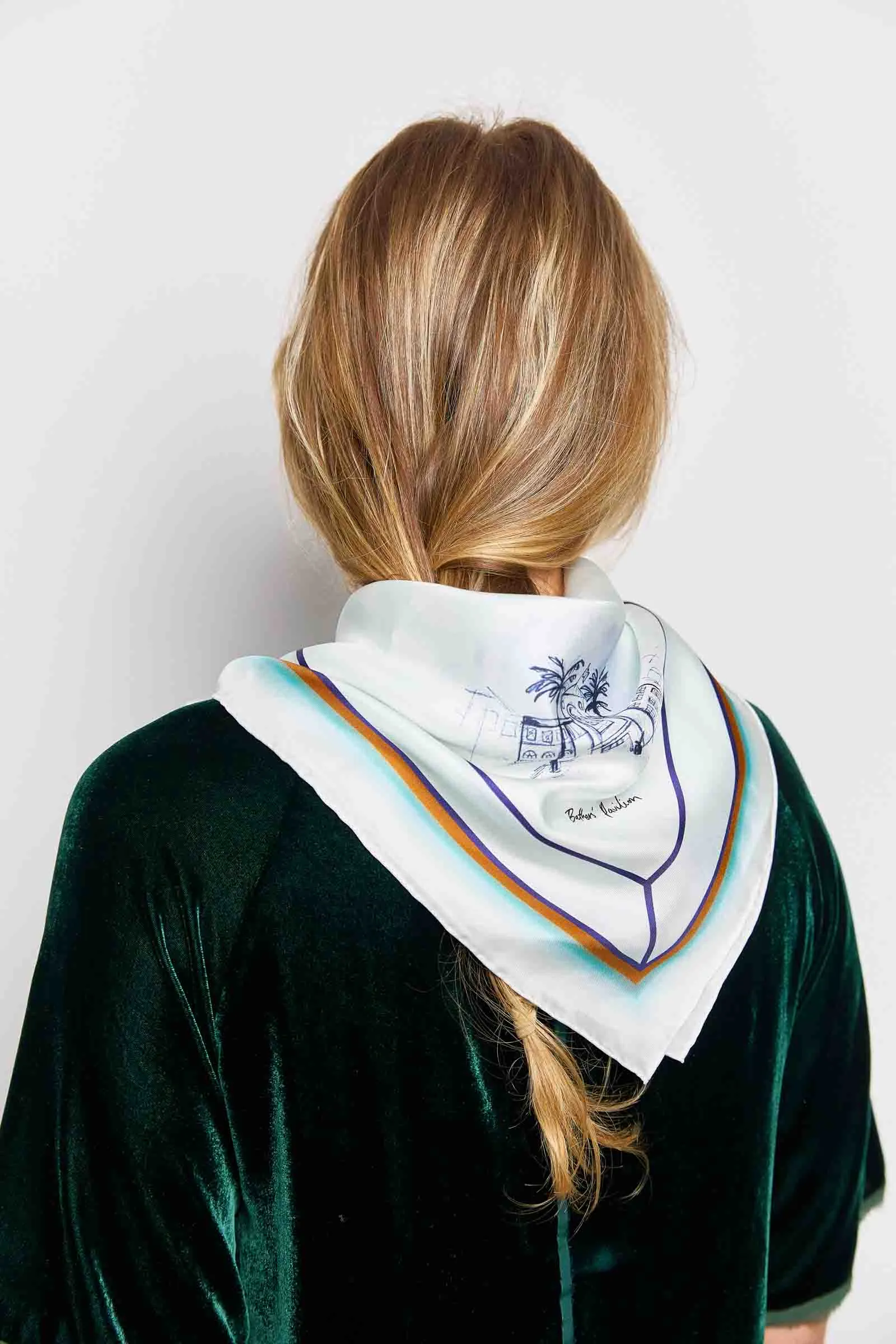 mosman silk scarf
