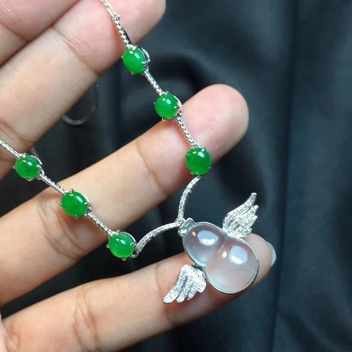Natural Jade Necklace Jadeite Necklace NNE038