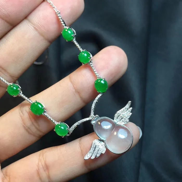 Natural Jade Necklace Jadeite Necklace NNE038