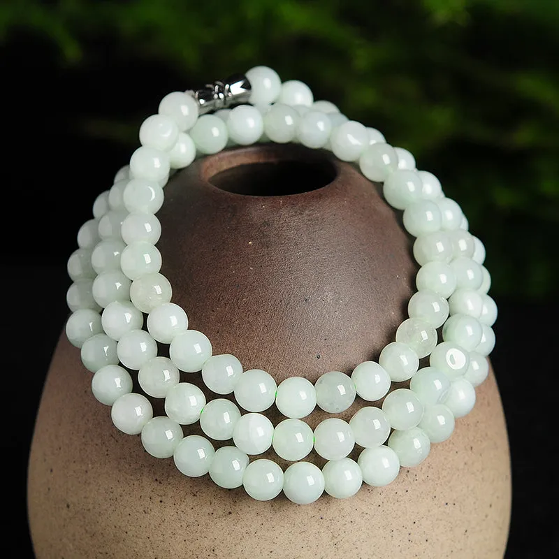 Natural Jade Necklace Jadeite Necklace WN25