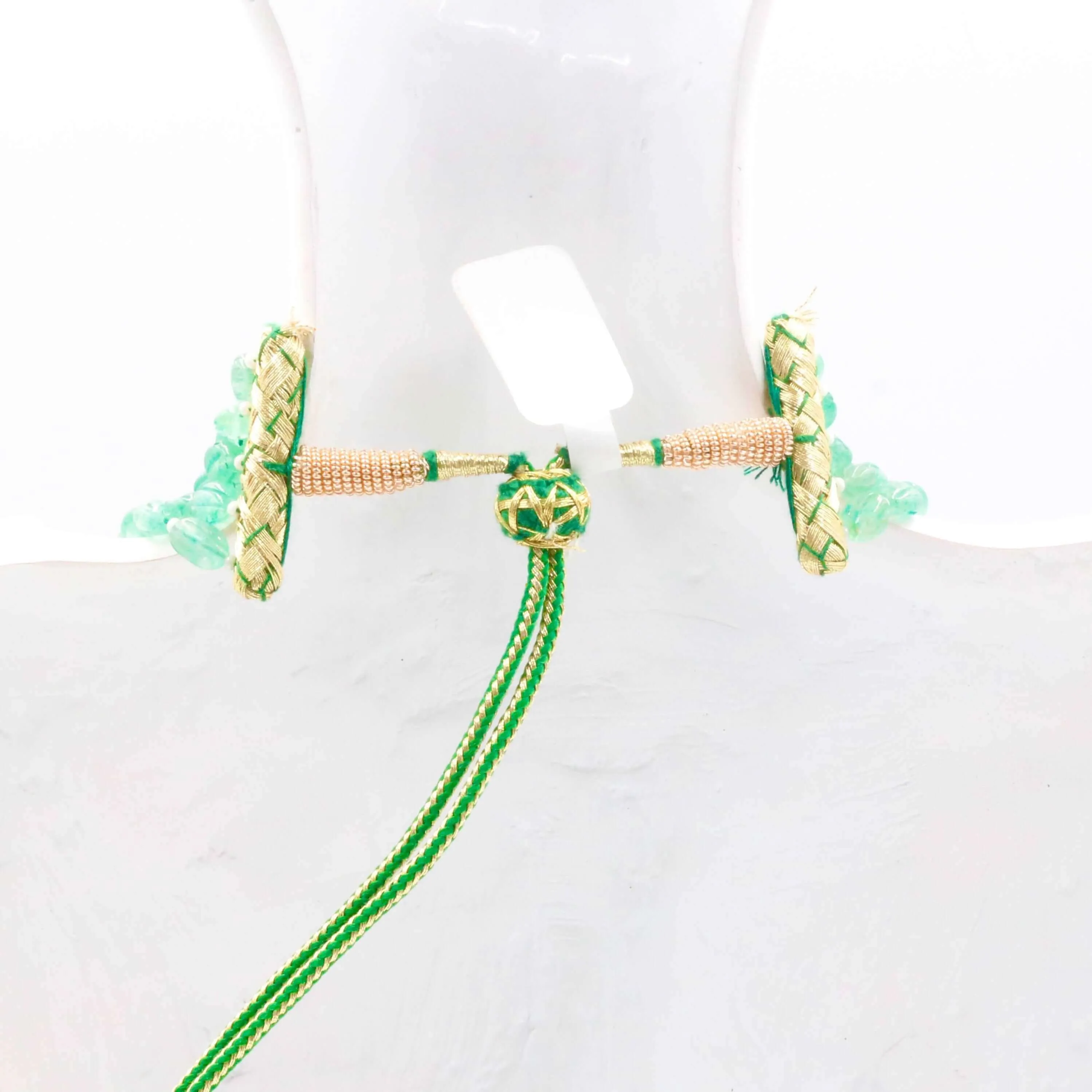 Natural Quartz Necklace Russian Emerald Quartz Beaded Gemstone Necklace Green Quartz Necklace Russian Emerald Quartz 675cts SKU 6142921