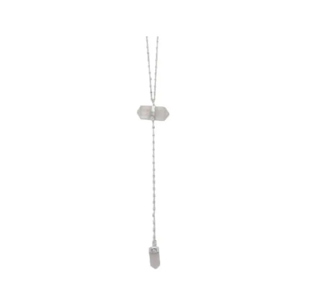 Necklace - Double Rose Quartz