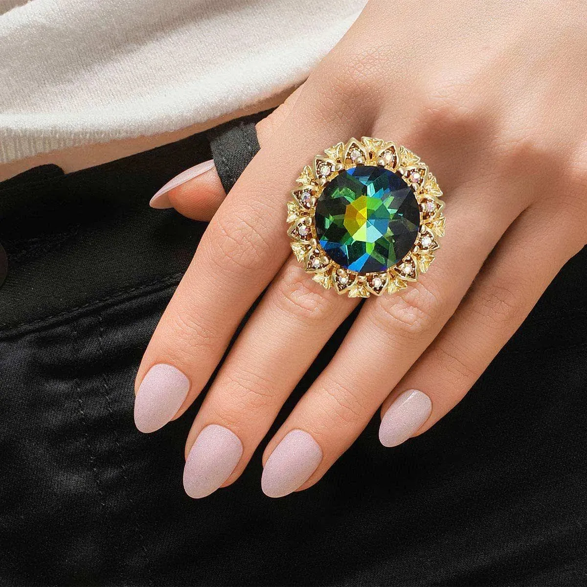 Nova Aurora Cocktail Ring