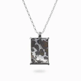 Pallasite Meteorite Necklace