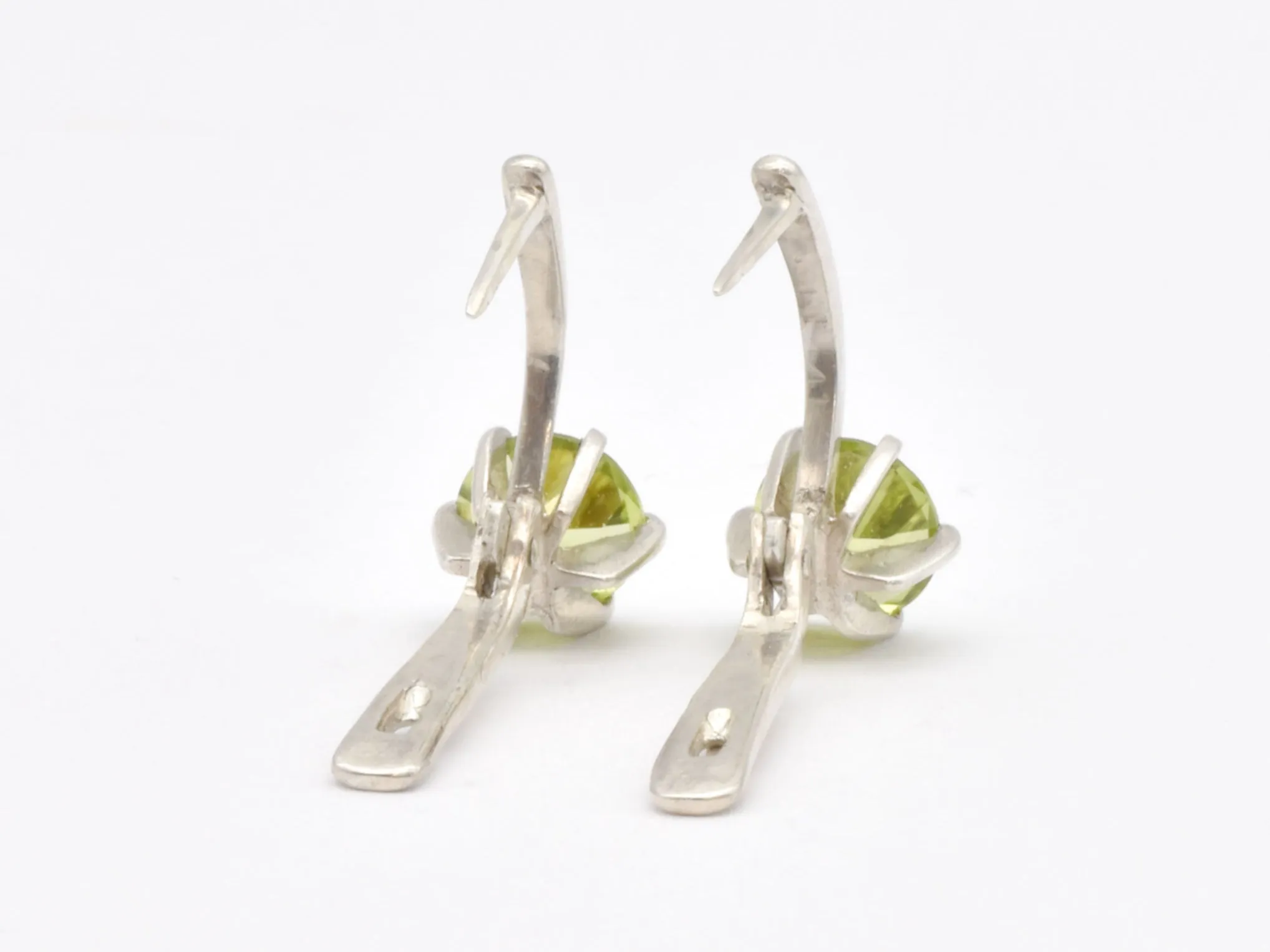 Peridot Earrings - Natural Peridot Earrings - Green Drop Earrings