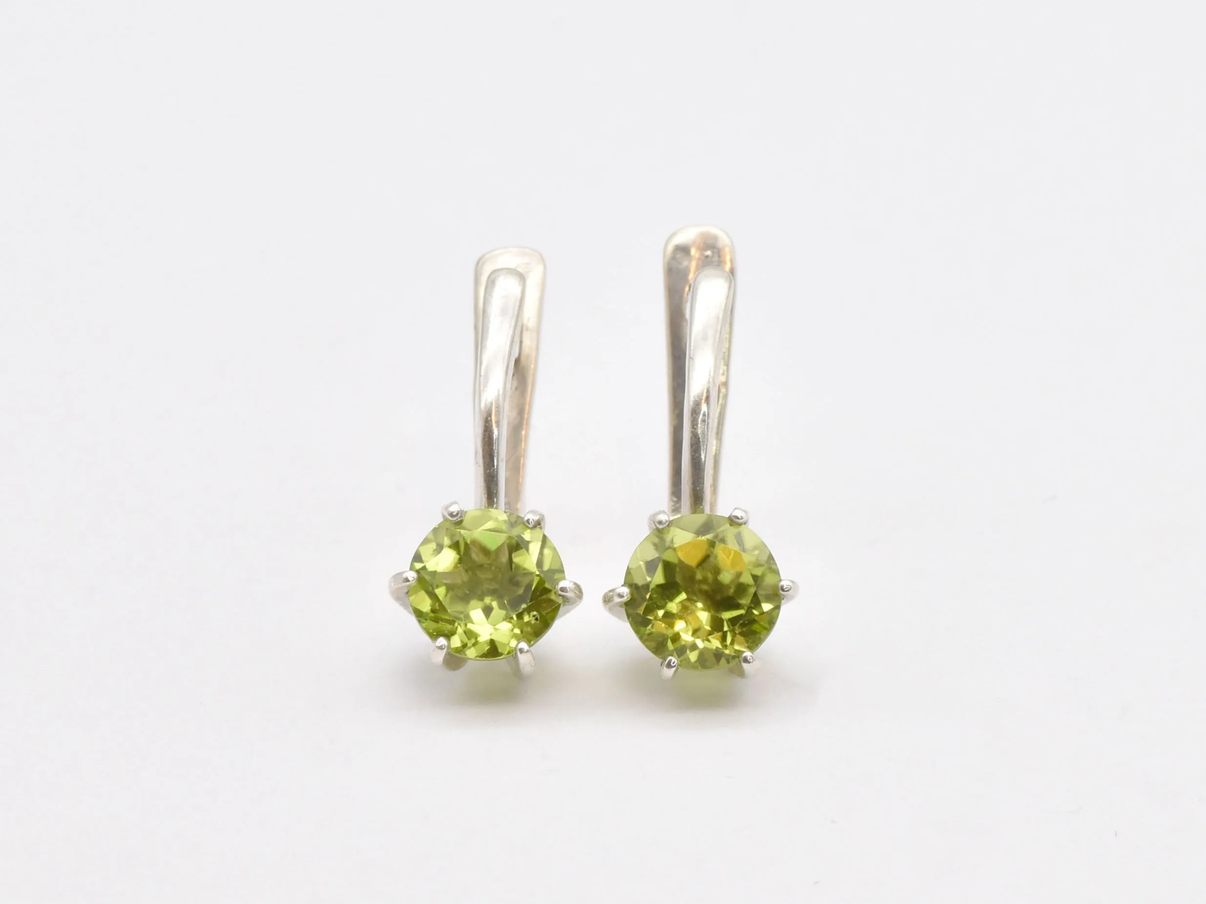 Peridot Earrings - Natural Peridot Earrings - Green Drop Earrings