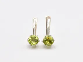 Peridot Earrings - Natural Peridot Earrings - Green Drop Earrings
