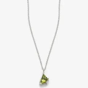 Peridot Irregular Geometric Pendant