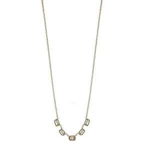 Peridot Necklace 4632 with Australian Opal by Michelle Pressler Jewelry