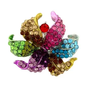Petal Design Cocktail Ring