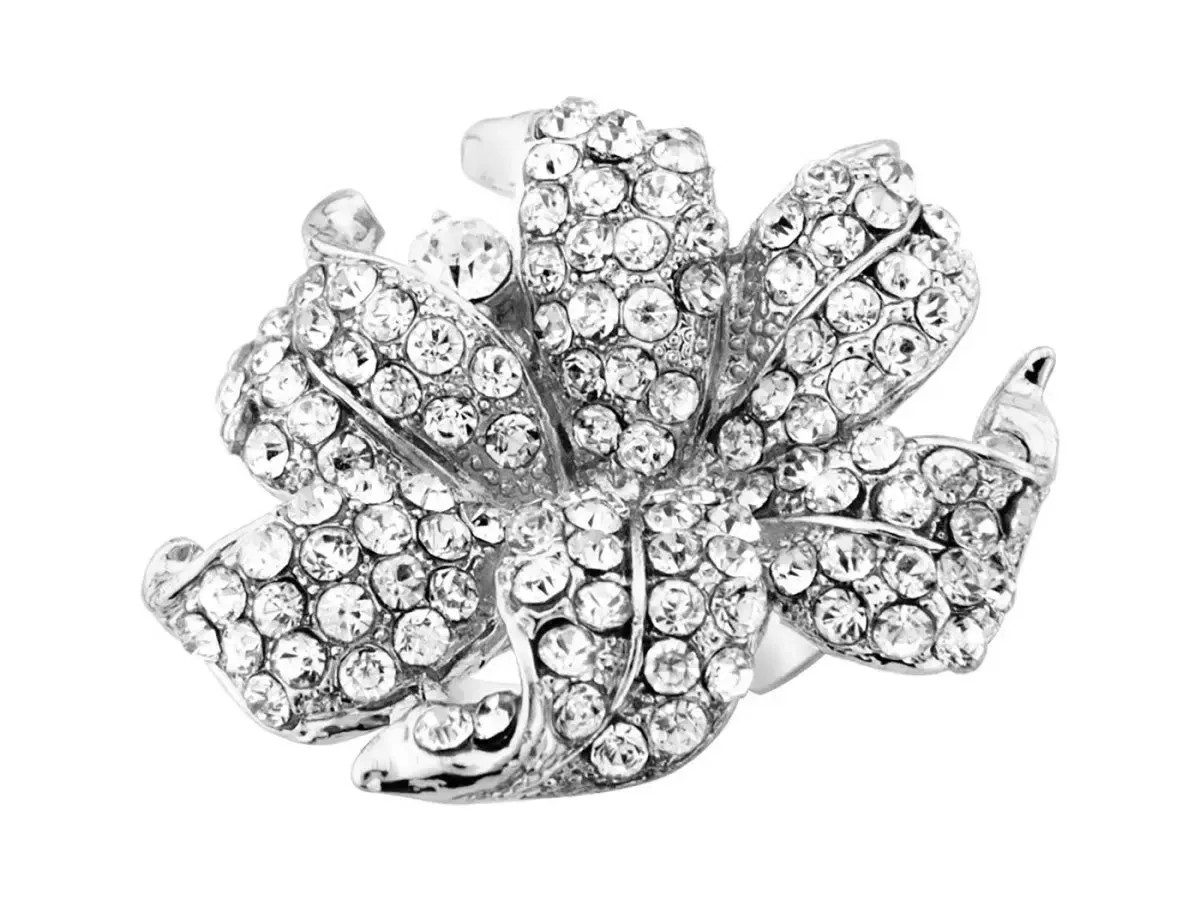 Petal Design Cocktail Ring