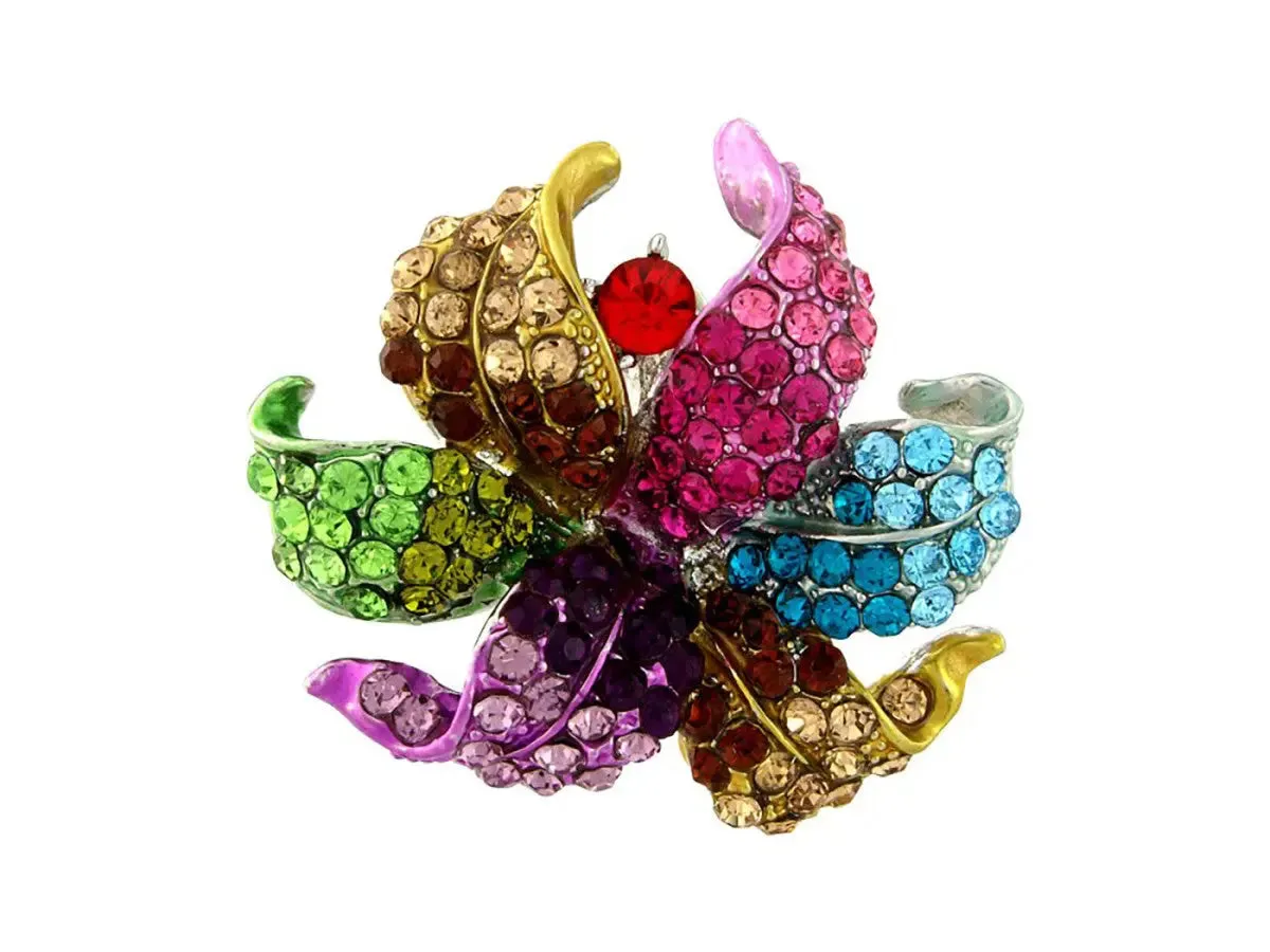 Petal Design Cocktail Ring