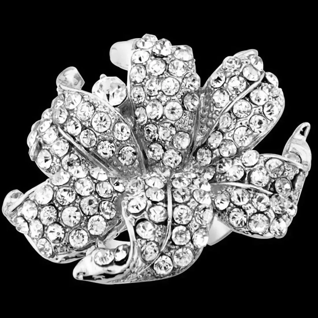 Petal Design Cocktail Ring