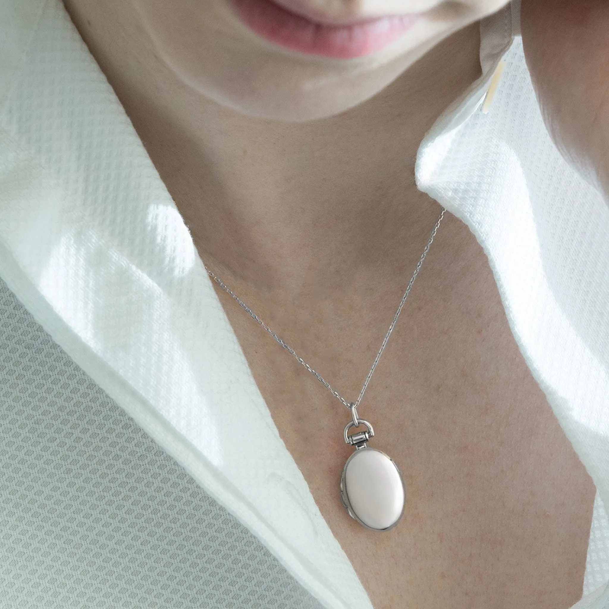 Petite "Anna" 17" Locket Necklace