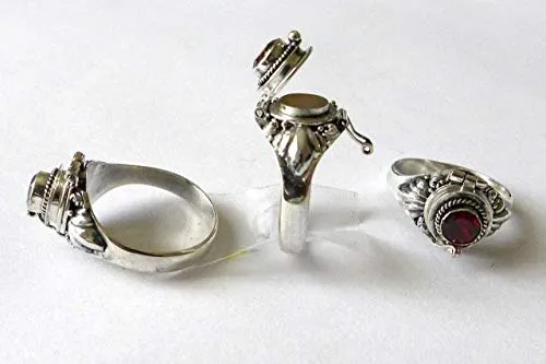 Poison Ring with Secret Compartment